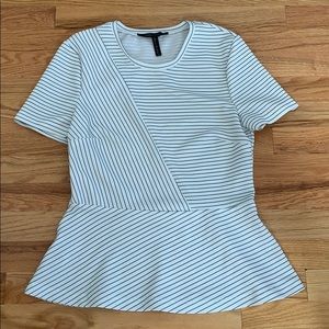 BCBG peplum shirt